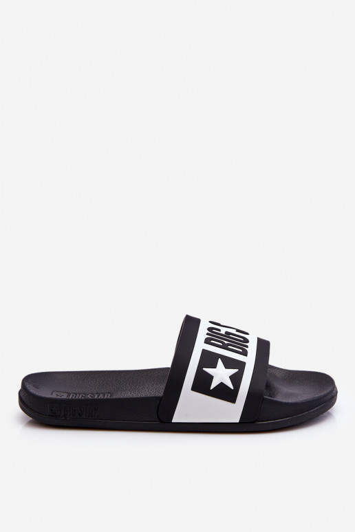 Chinelos modelo clássico Big Star LL274739 cor preta