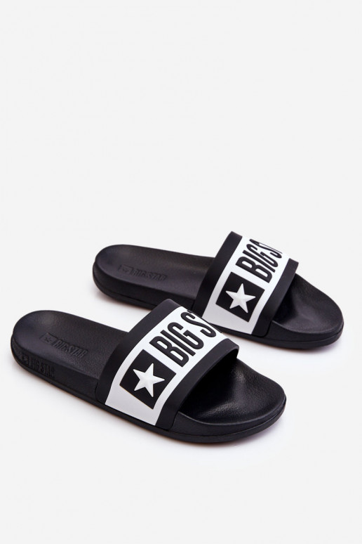 Chinelos modelo clássico Big Star LL274739 cor preta