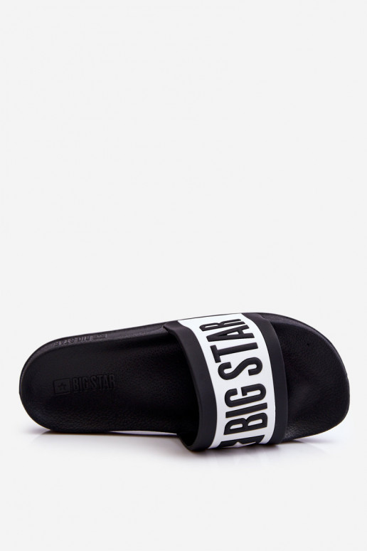 Chinelos modelo clássico Big Star LL274739 cor preta