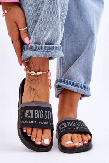 Chinelos leves Big Star LL274732 pretos 2