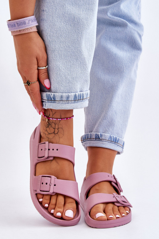 Sandálias leves Big Star LL274744 Cor roxa