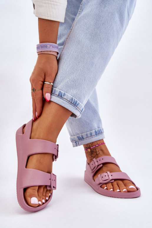 Sandálias leves Big Star LL274744 Cor roxa