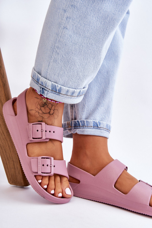 Sandálias leves Big Star LL274744 Cor roxa