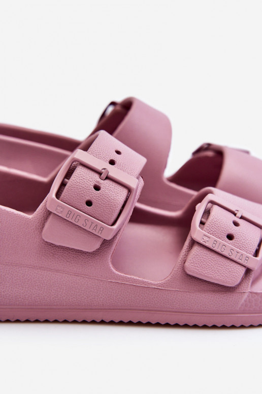 Sandálias leves Big Star LL274744 Cor roxa