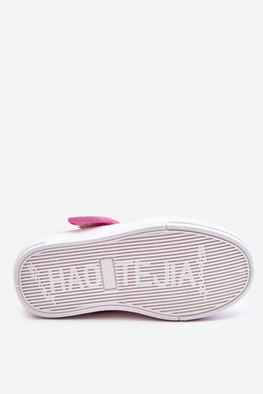 Sapatilhas infantis com motivos florais na cor rosa Noah Sapatilhas infantis com motivos florais na cor rosa Noah