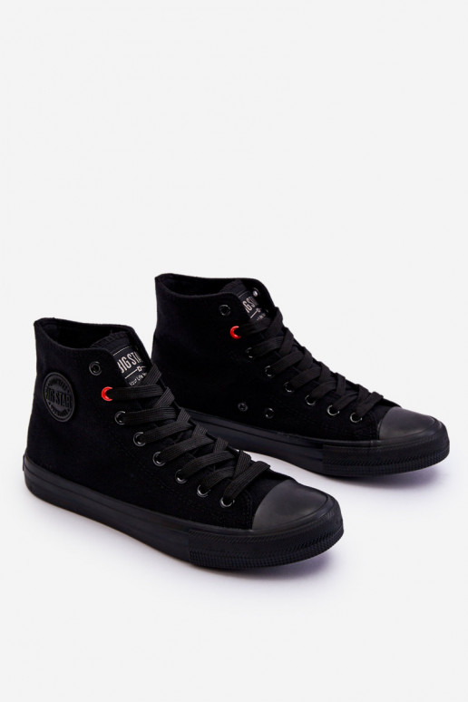Sapatos de lazer modelo clássico com sola Big Star T274033 cor preta