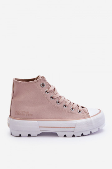 sapatos casuais com plataforma Big Star LL274157 Nude