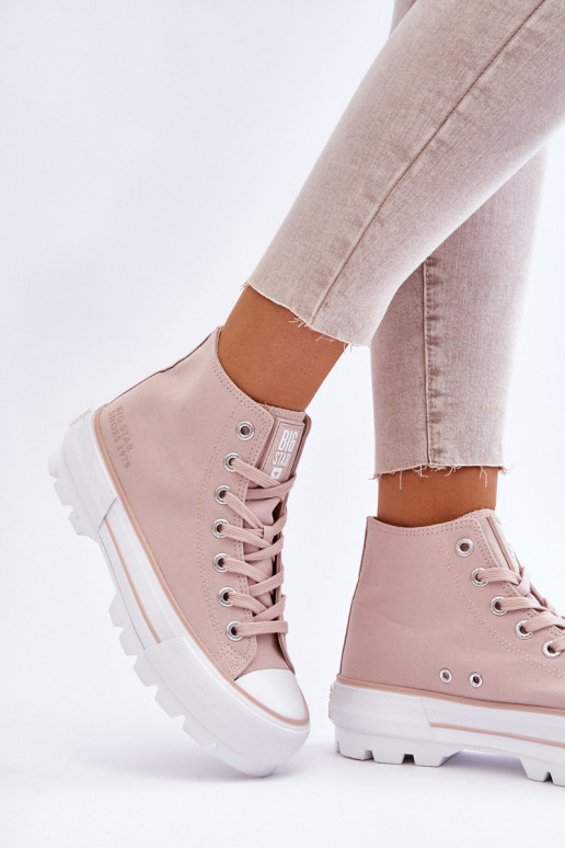 sapatos casuais com plataforma Big Star LL274157 Nude