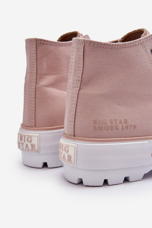 sapatos casuais com plataforma Big Star LL274157 Nude sapatos casuais com plataforma Big Star LL274157 Nude
