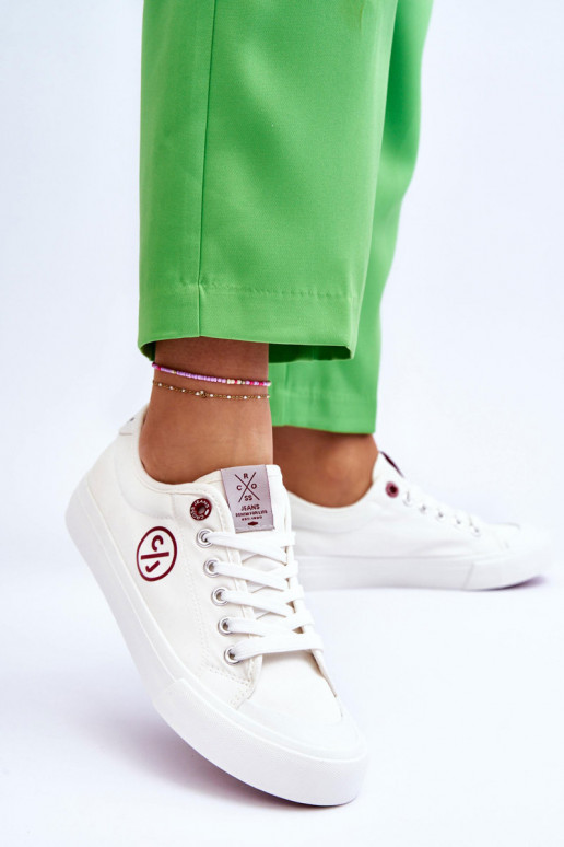 Tênis Cross Jeans LL2R4043 cor branca Tênis Cross Jeans LL2R4043 cor branca