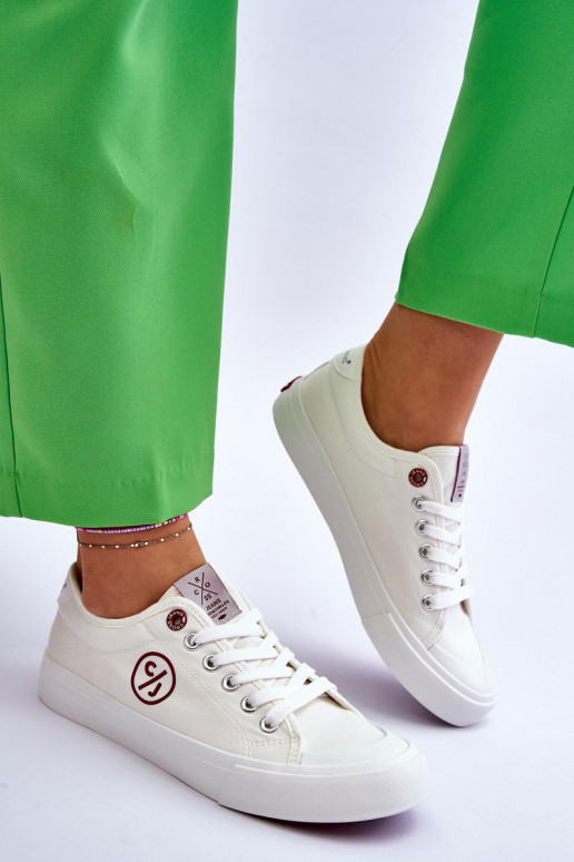 Tênis Cross Jeans LL2R4043 cor branca Tênis Cross Jeans LL2R4043 cor branca