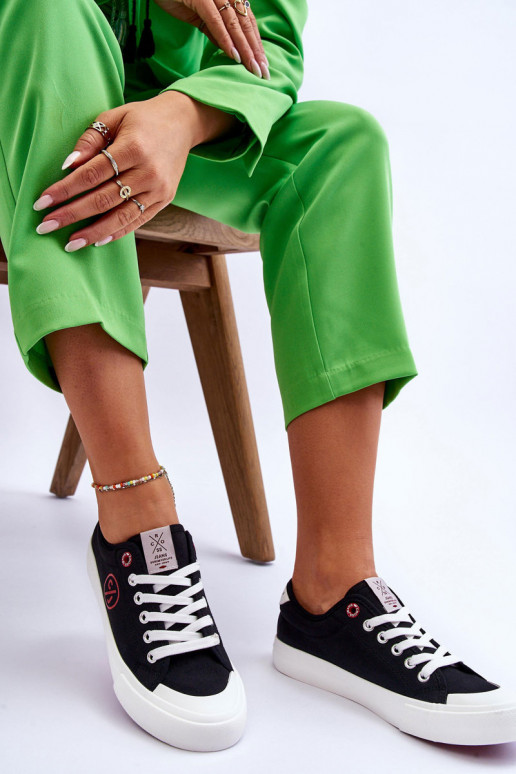 Tênis Cross Jeans LL2R4044 cor preta Tênis Cross Jeans LL2R4044 cor preta