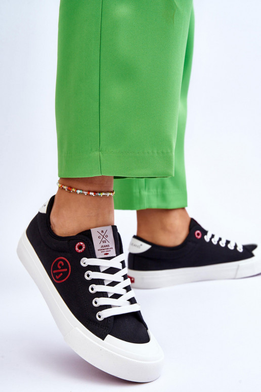 Tênis Cross Jeans LL2R4044 cor preta Tênis Cross Jeans LL2R4044 cor preta