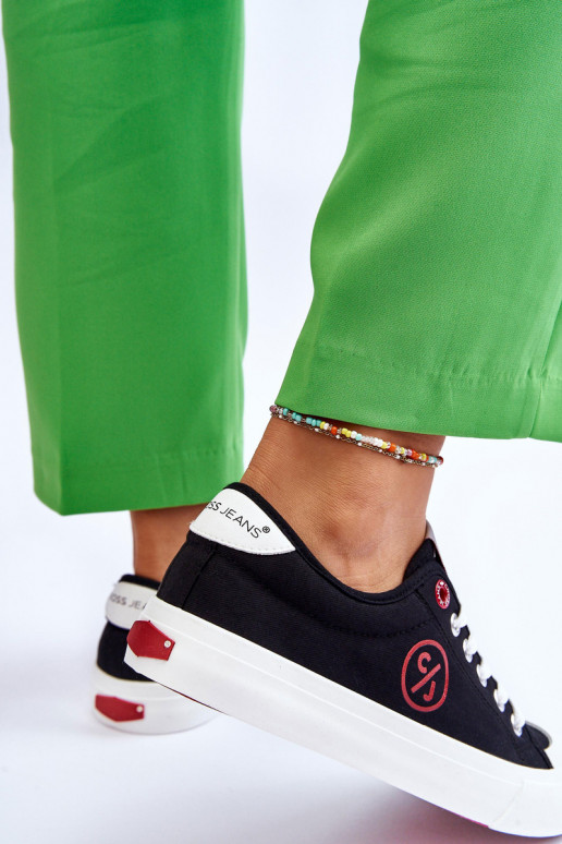 Tênis Cross Jeans LL2R4044 cor preta Tênis Cross Jeans LL2R4044 cor preta