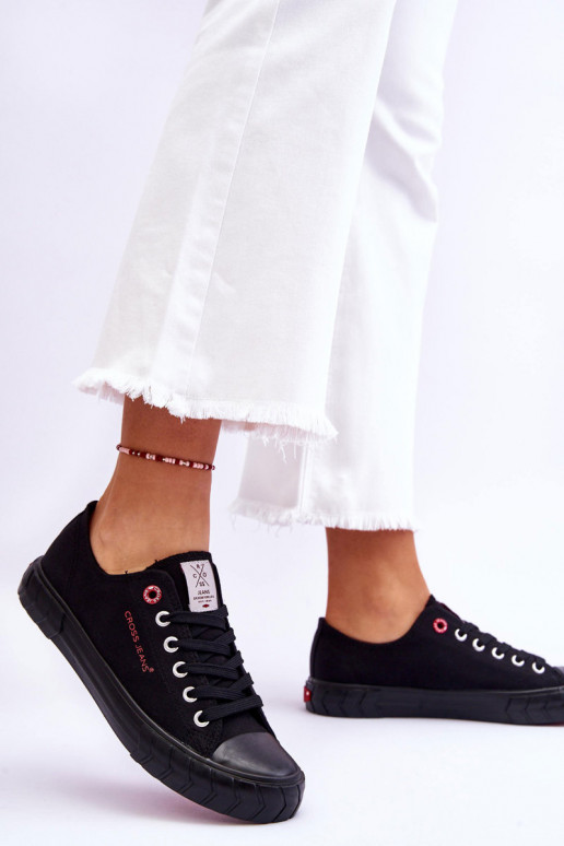 Modelo clássico de calçado feminino Cross Jeans LL2R4051 preto Modelo clássico de calçado feminino Cross Jeans LL2R4051 preto