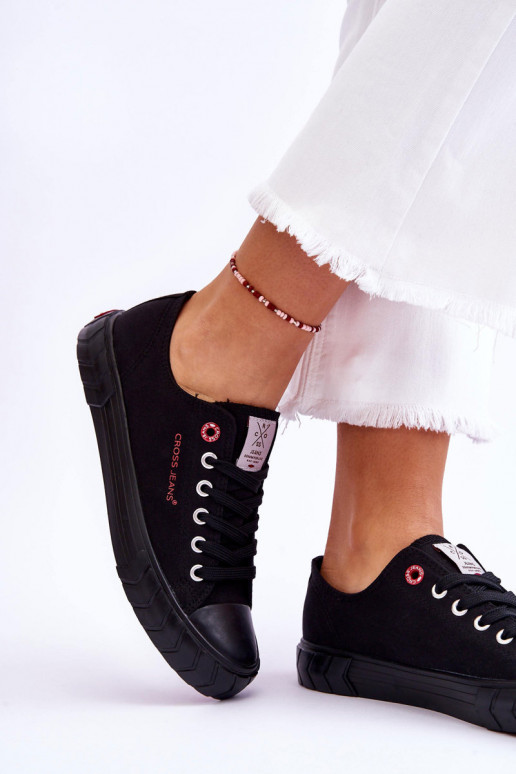 Modelo clássico de calçado feminino Cross Jeans LL2R4051 preto Modelo clássico de calçado feminino Cross Jeans LL2R4051 preto