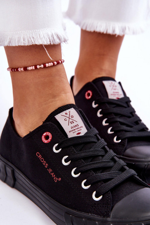 Modelo clássico de calçado feminino Cross Jeans LL2R4051 preto Modelo clássico de calçado feminino Cross Jeans LL2R4051 preto