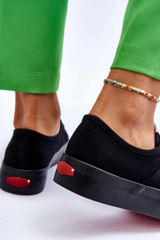 Sapatos femininos com plataforma Cross Jeans LL2R4039 preto