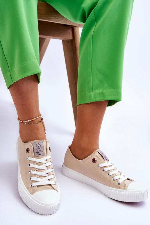 Sapatos femininos Cross Jeans LL2R4070 bege Sapatos femininos Cross Jeans LL2R4070 bege