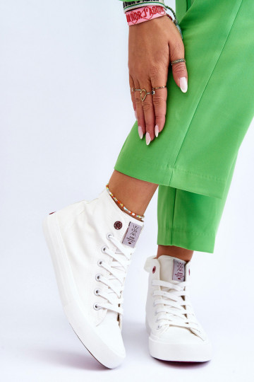 Cross Jeans LL2R4086C sapato casual branco com modelo clássico