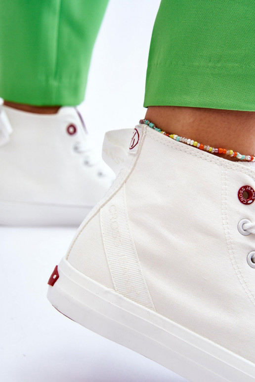 Cross Jeans LL2R4086C sapato casual branco com modelo clássico