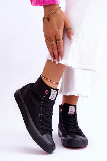 Cross Jeans LL2R4088C sapatos casuais cor preta de modelo clássico
