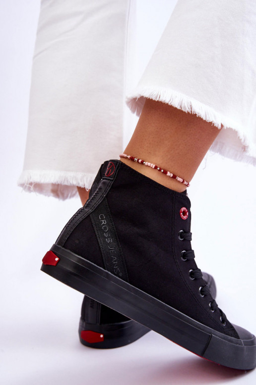 Cross Jeans LL2R4088C sapatos casuais cor preta de modelo clássico Cross Jeans LL2R4088C sapatos casuais cor preta de modelo clássico