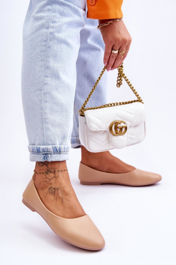 Modelo clássico Bailarina bege Stacee 2