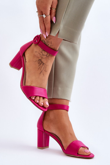 Sandálias femininas de salto alto Lexi rosa 2