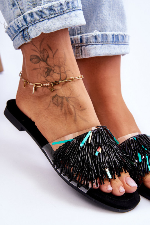 Chinelos S.Barski KV-576-4 cor preta