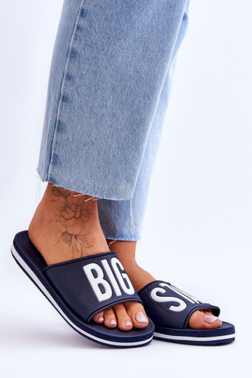 Modelo clássico Chinelos Big Star JJ274A323 azul escuro 2