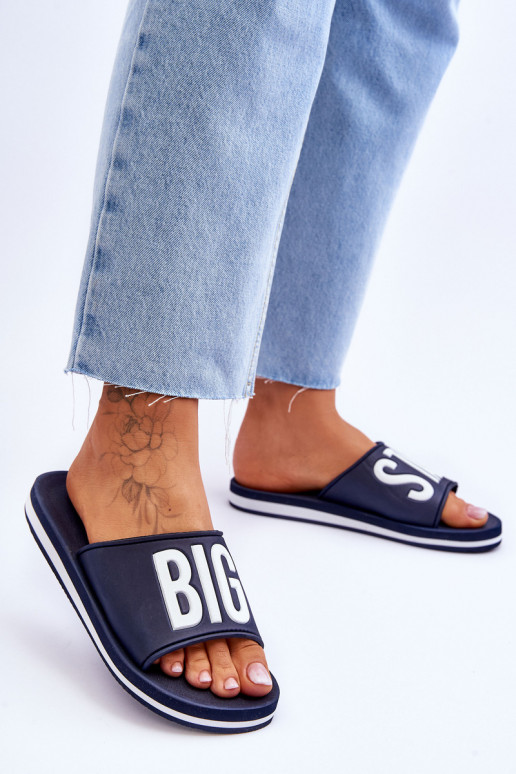 Modelo clássico Chinelos Big Star JJ274A323 azul escuro