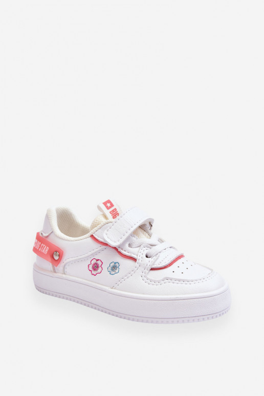 Calçado desportivo infantil Big Star JJ374082 cor branca