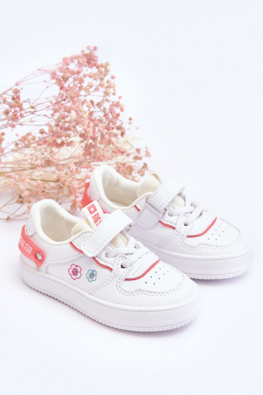 Calçado desportivo infantil Big Star JJ374082 cor branca Calçado desportivo infantil Big Star JJ374082 cor branca