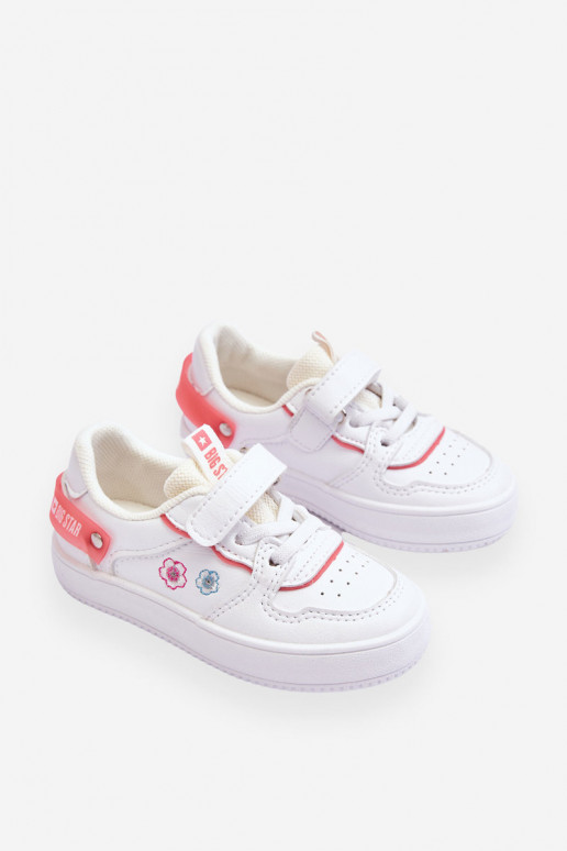 Calçado desportivo infantil Big Star JJ374082 cor branca