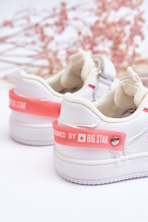 Calçado desportivo infantil Big Star JJ374082 cor branca Calçado desportivo infantil Big Star JJ374082 cor branca