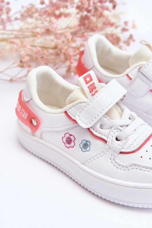 Calçado desportivo infantil Big Star JJ374082 cor branca Calçado desportivo infantil Big Star JJ374082 cor branca