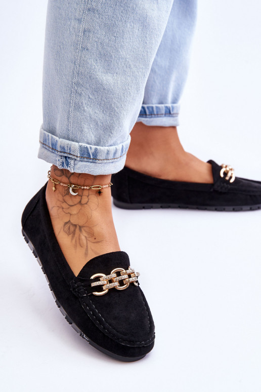 Mocassins slip-on de camurça Sorento preto