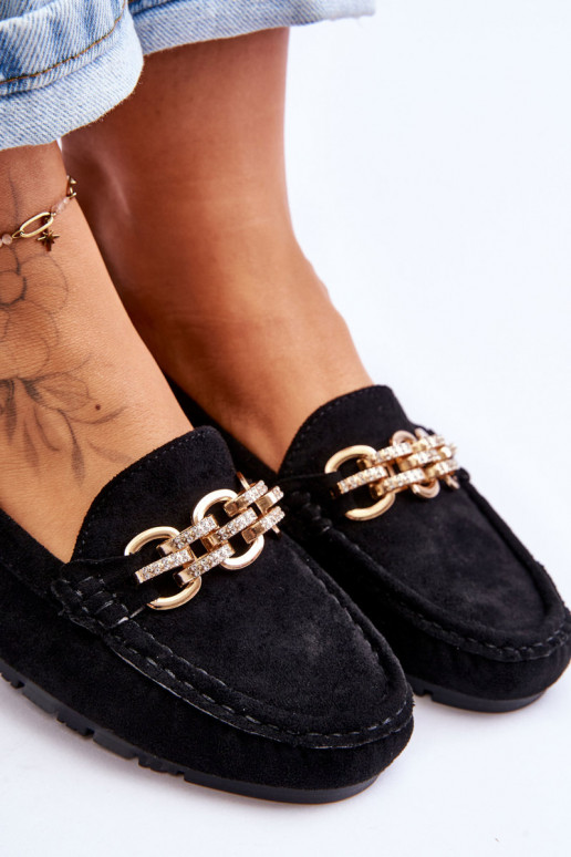 Mocassins slip-on de camurça Sorento preto
