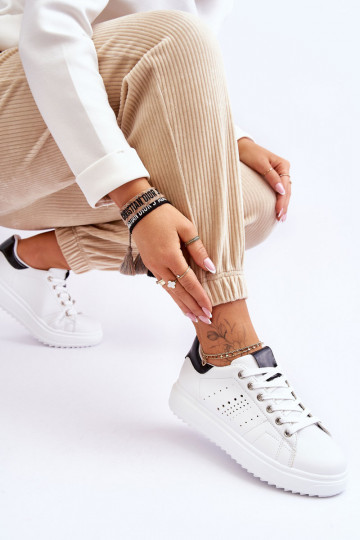 Sapatos esportivos Branco-preto Seja o primeiro! 2