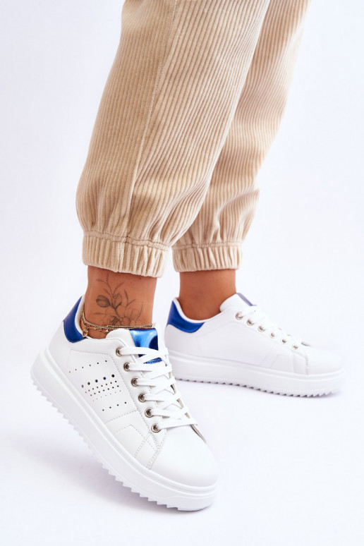 Sapatos esportivos Cor branco-azul Seja o primeiro!