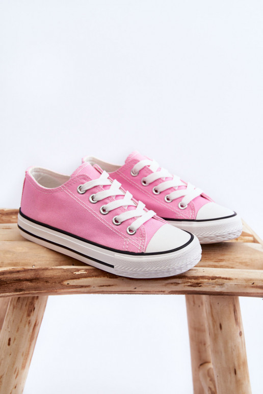 Calçado desportivo infantil clássico na cor rosa Filemon