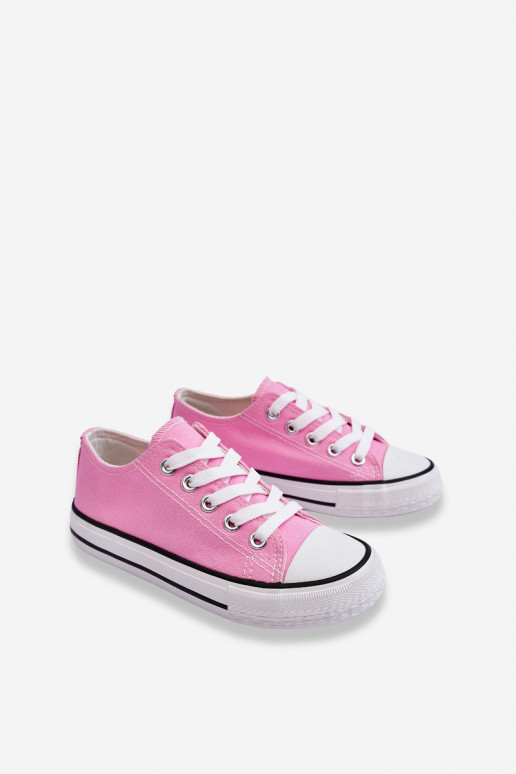 Calçado desportivo infantil clássico na cor rosa Filemon