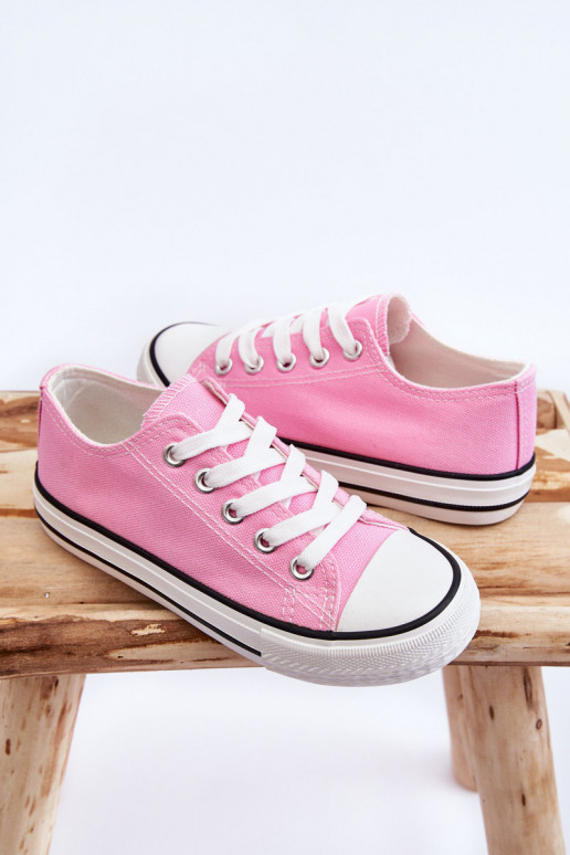 Calçado desportivo infantil clássico na cor rosa Filemon