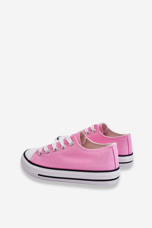 Calçado desportivo infantil clássico na cor rosa Filemon