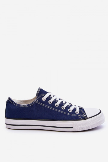 Calçado desportivo feminino de estilo clássico na cor azul escuro Vegas 2