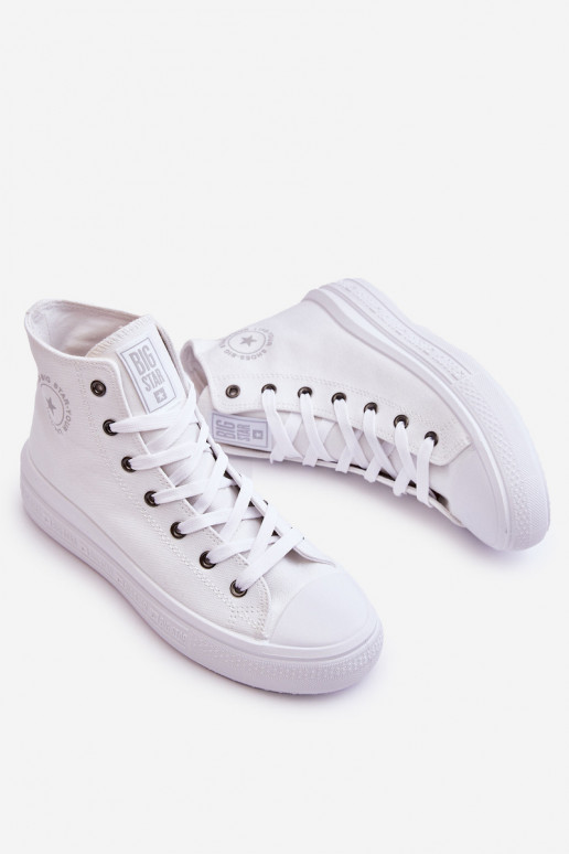 sapatos de lazer com sola Big Star LL274A183 cor branca