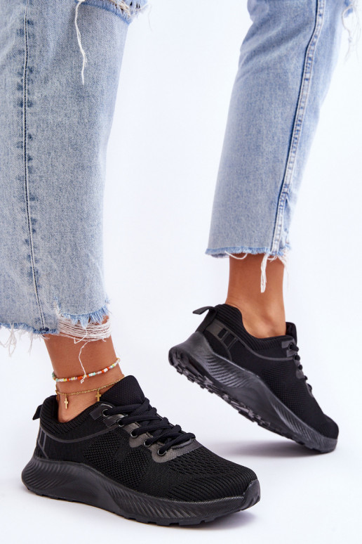 Calçado desportivo com atacadores estilo clássico na cor preta Darla Calçado desportivo com atacadores estilo clássico na cor preta Darla