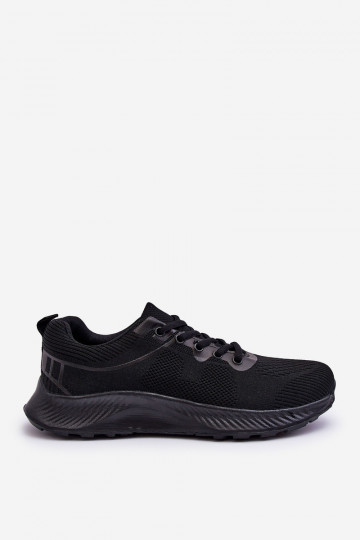 Modelo clássico Calçado estilo desportivo com atacadores na cor preta Jasper 2