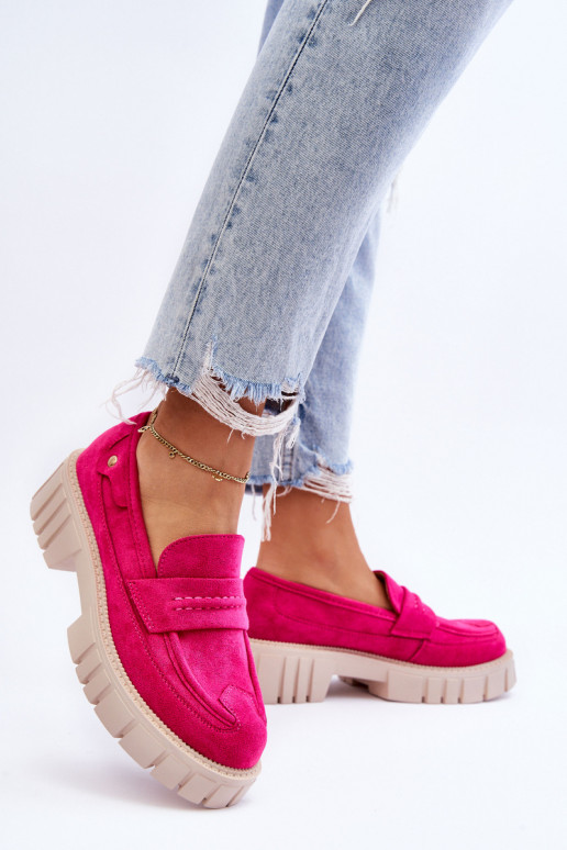 Botins femininos de camurça na cor rosa Fiorell Botins femininos de camurça na cor rosa Fiorell